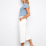 Cropped Colored Twill Palazzo Pants - Charlie B - 690178764295 - Sugar River Shoppe - 