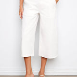 Cropped Colored Twill Palazzo Pants - Charlie B - 690178764295 - Sugar River Shoppe - 