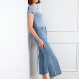 Cropped Patch Pocket Flare Jeans - Blue Jean - Charlie B - 690178727610 - Sugar River Shoppe - 