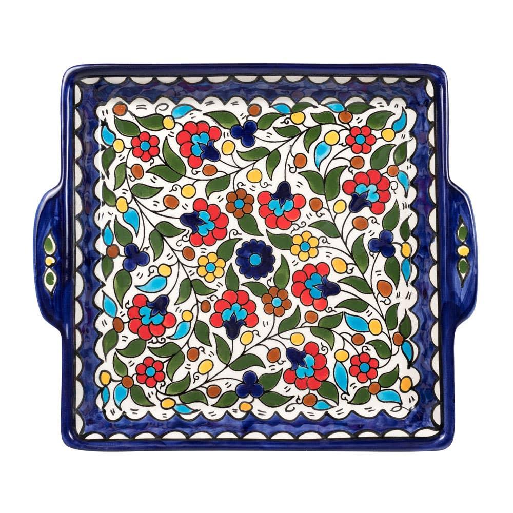 Daises Serving Dish - Ten Thousand Villages - 732919513240 - Sugar River Shoppe - 