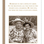 Deck Of Cards Anniversary Card - Shannon Martin Design - 810098924290 - Sugar River Shoppe - 