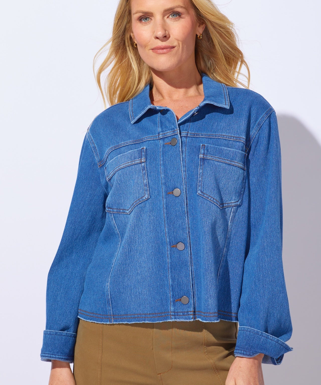 Denim Momentum Jacket - Habitat - 194451595311 - Sugar River Shoppe - 