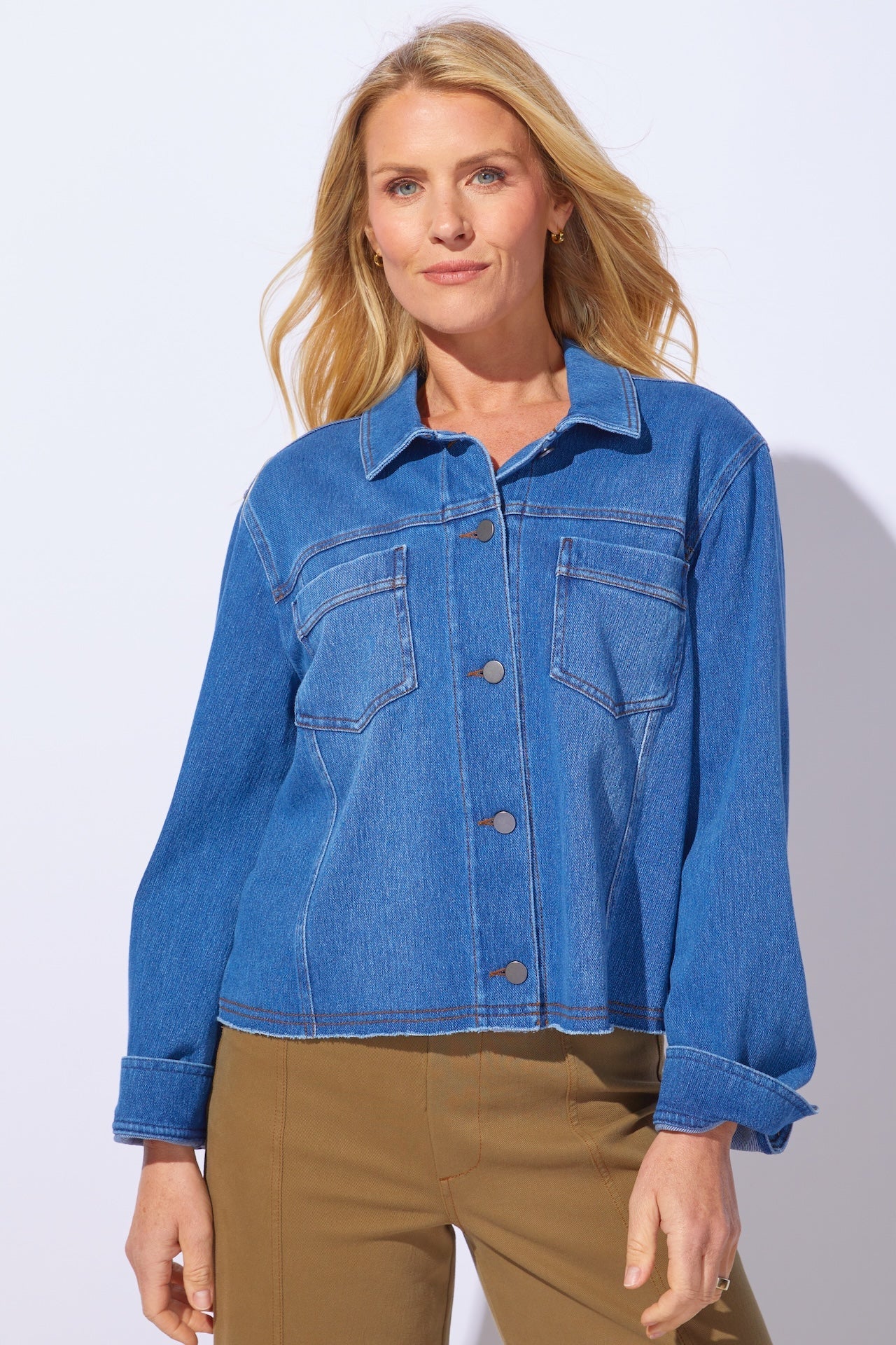 Denim Momentum Jacket - Habitat - 194451595311 - Sugar River Shoppe - 