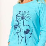 Destination Tees Blooms Boxy Tee - Habitat - 194451530435 - Sugar River Shoppe - 