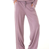 Diane Feather Fleece Trim Detail Pant - Threads 4 Thought - 195014931270 - Sugar River Shoppe - 