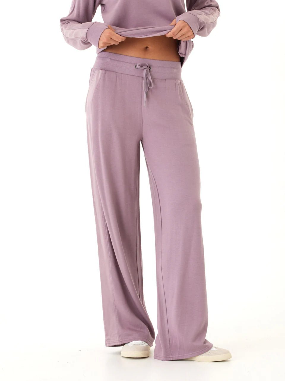 Diane Feather Fleece Trim Detail Pant - Threads 4 Thought - 195014931270 - Sugar River Shoppe - 