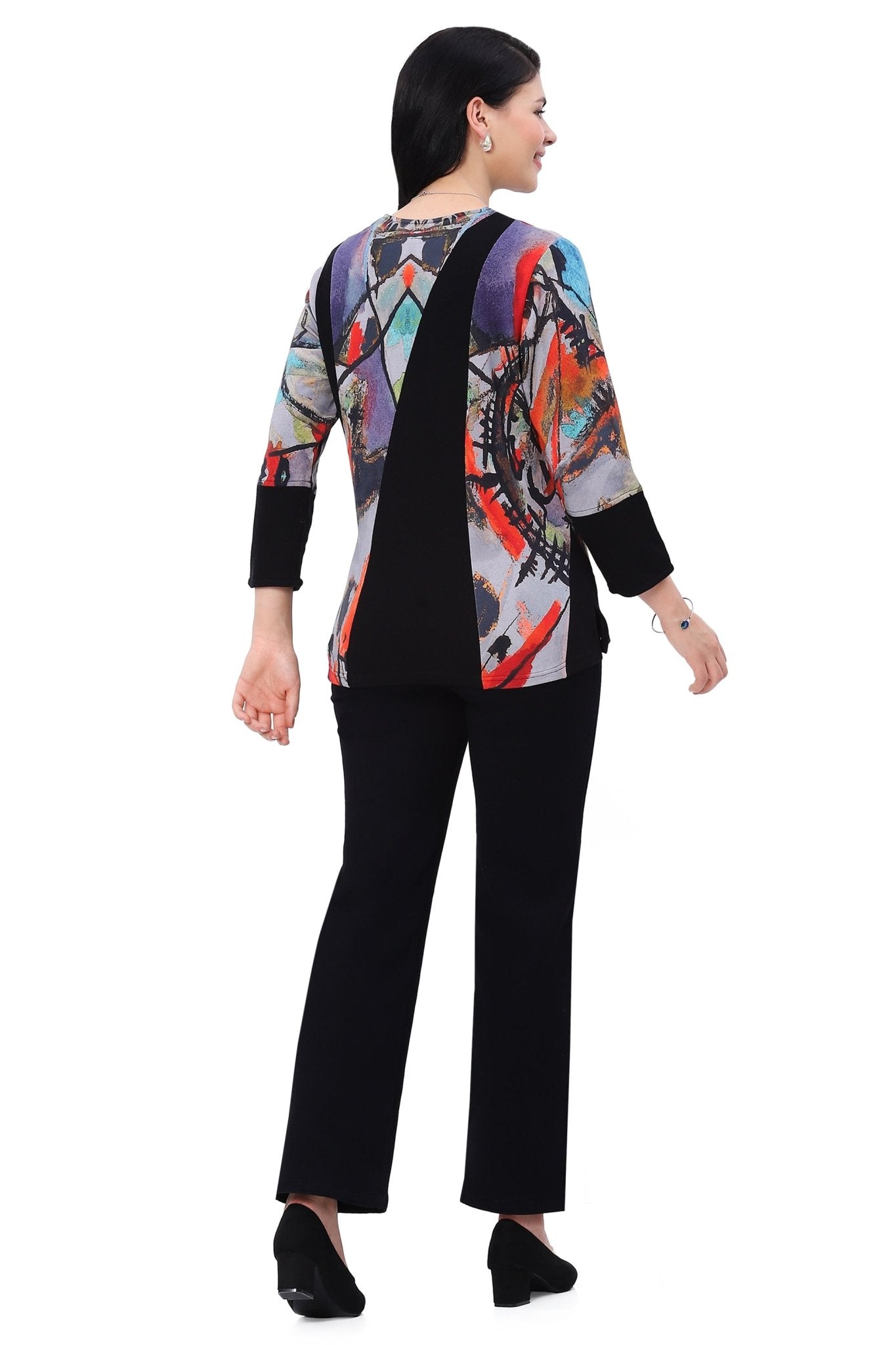 Dylan V - Neck Top - Parsley and Sage - 92925992 - Sugar River Shoppe - 