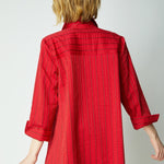 East Side Stripes Hidden Placket Shirt - Habitat - 194451614272 - Sugar River Shoppe - 