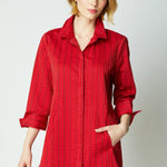 East Side Stripes Hidden Placket Shirt - Habitat - 194451614272 - Sugar River Shoppe - 