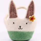 Easter Decor - Felt Easter Basket with Bunny Ears - The Winding Road - 9453864 - Sugar River Shoppe - 