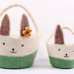 Easter Decor - Felt Easter Basket with Bunny Ears - The Winding Road - 9453864 - Sugar River Shoppe - 
