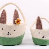 Easter Decor - Felt Easter Basket with Bunny Ears - The Winding Road - 9453864 - Sugar River Shoppe - 