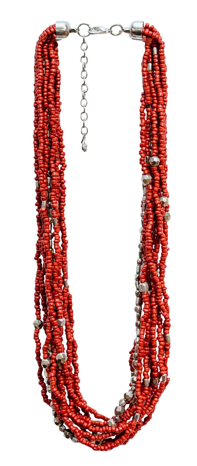 Coral Splendor Multistrand Necklace