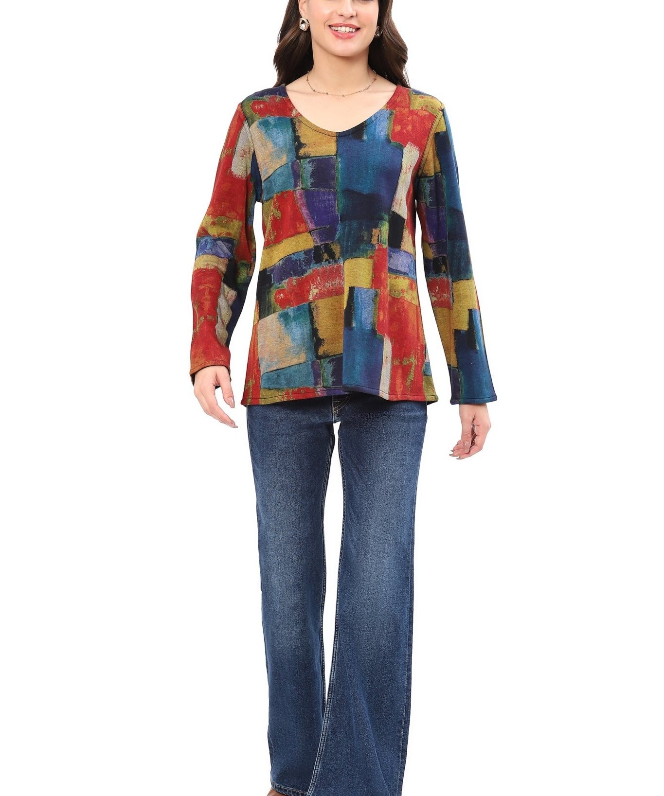 Edith Reversible Top - Parsley and Sage - 93188136 - Sugar River Shoppe - 