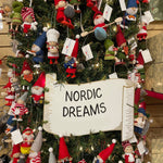 Christmas Ornament Santa Gnome Playing Guitar - Sugar River Shoppe