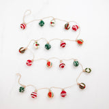 Embroidered Christmas Ball Garland - The Winding Road - 63489064 - Sugar River Shoppe - 