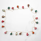 Embroidered Christmas Ball Garland - The Winding Road - 63489064 - Sugar River Shoppe - 