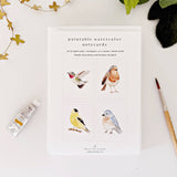 Backyard birds paintable notecards - Sugar River Shoppe