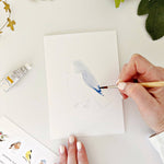 Backyard birds paintable notecards - Sugar River Shoppe