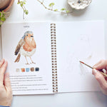 Birds watercolor workbook - Sugar River Shoppe