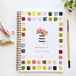 Bouquets watercolor workbook - Sugar River Shoppe