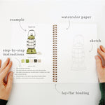 Camping watercolor workbook - Sugar River Shoppe