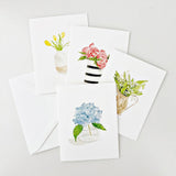 Flower notecards set - Sugar River Shoppe