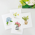 Flower notecards set - Sugar River Shoppe