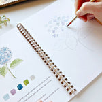 Flowers watercolor workbook - Sugar River Shoppe