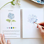 Flowers watercolor workbook - Sugar River Shoppe