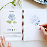 Flowers watercolor workbook - Sugar River Shoppe