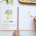 Flowers watercolor workbook - Sugar River Shoppe