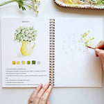 Flowers watercolor workbook - Sugar River Shoppe