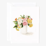 Hobnail bouquet notecards - Sugar River Shoppe
