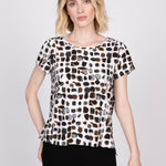 Essential Knit Dot Cap Sleeve Tee - Habitat - 194451669227 - Sugar River Shoppe - 