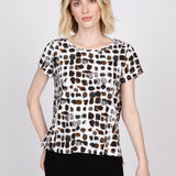 Essential Knit Dot Cap Sleeve Tee - Habitat - 194451669227 - Sugar River Shoppe - 
