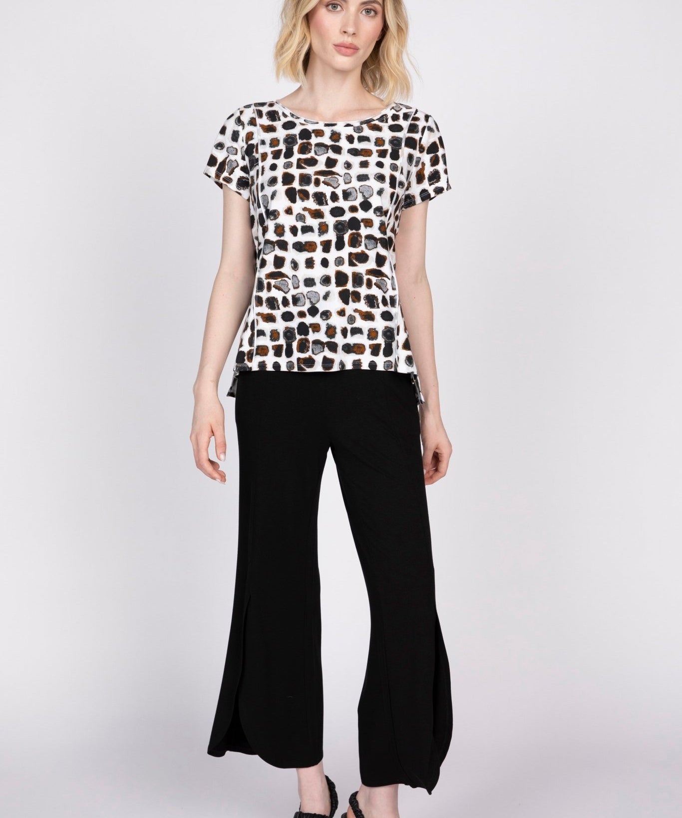 Essential Knit Dot Cap Sleeve Tee - Habitat - 194451669227 - Sugar River Shoppe - 