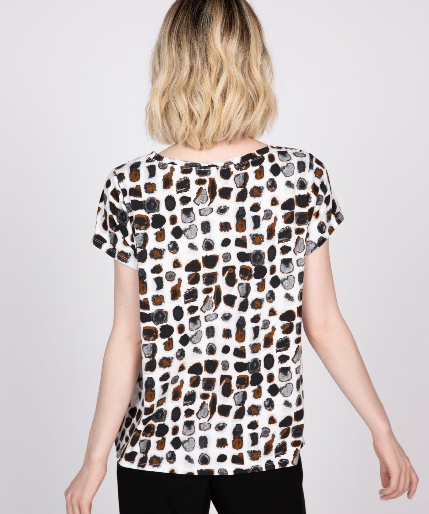 Essential Knit Dot Cap Sleeve Tee - Habitat - 194451669227 - Sugar River Shoppe - 