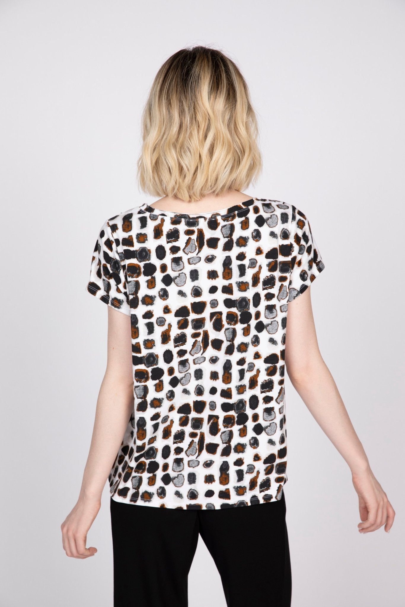 Essential Knit Dot Cap Sleeve Tee - Habitat - 194451669227 - Sugar River Shoppe - 