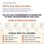 Evergreen + Eucalyptus - Glass Tumbler Soy Candle - Calyan Wax Co. - 856207008048 - Sugar River Shoppe - 
