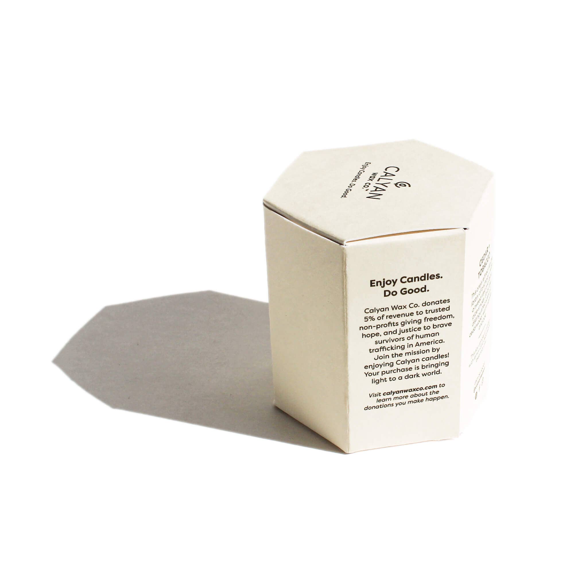 Evergreen + Eucalyptus - Glass Tumbler Soy Candle - Calyan Wax Co. - 856207008048 - Sugar River Shoppe - 