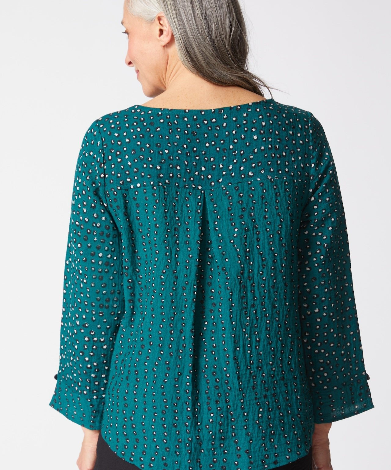 Express Dot Mix Side Button Tunic - Habitat - 194451627494 - Sugar River Shoppe - 