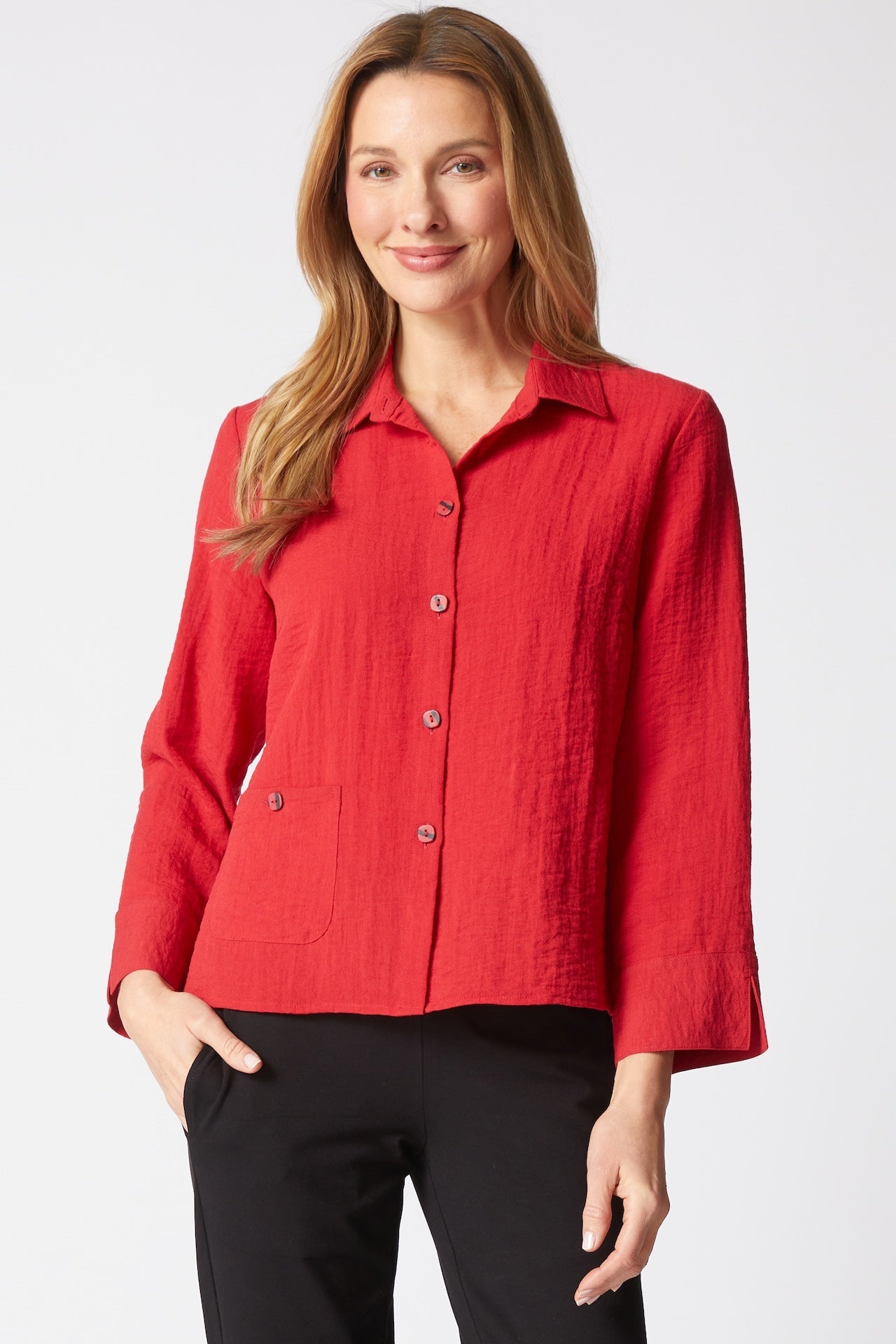 Express Solid Jill Shirt - Habitat -  - Sugar River Shoppe - 