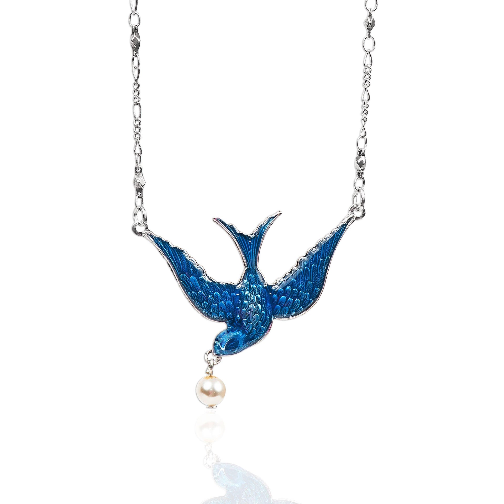 Bluebird of Happiness Necklace - Sugar River Shoppe