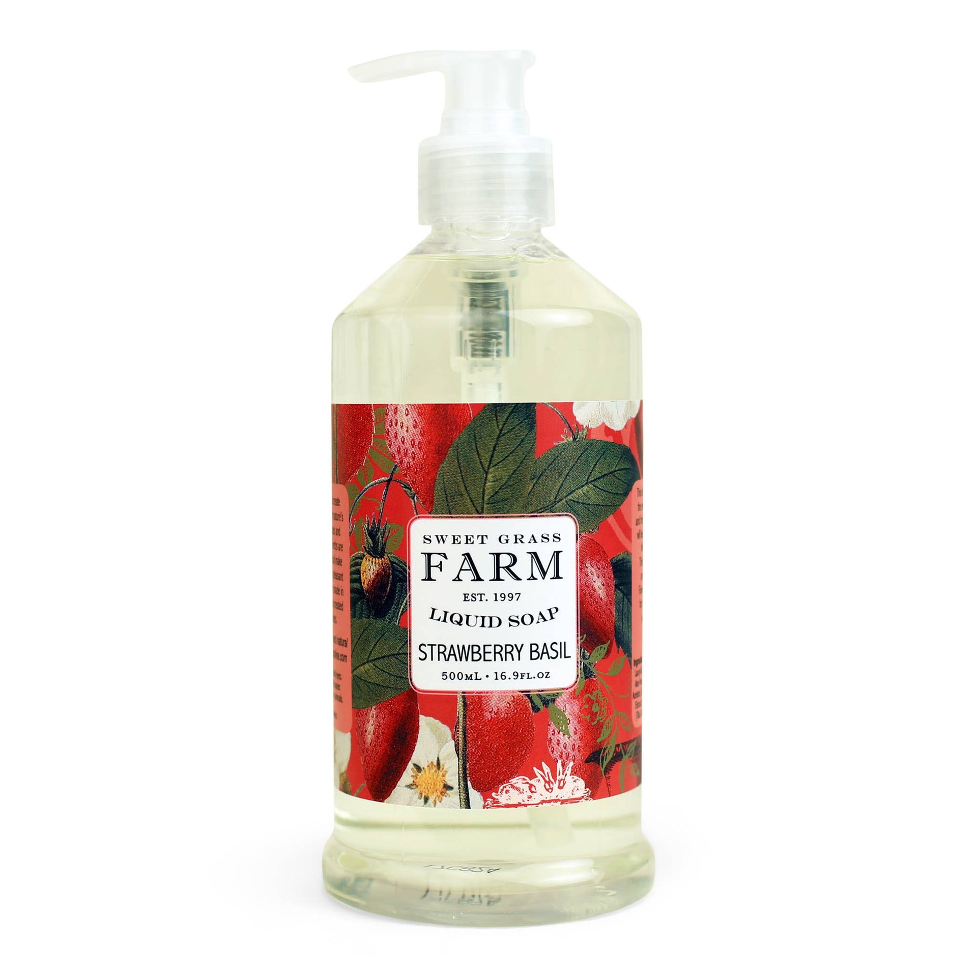 Liquid Soap with Wildflower Extracts: Strawberry Basil