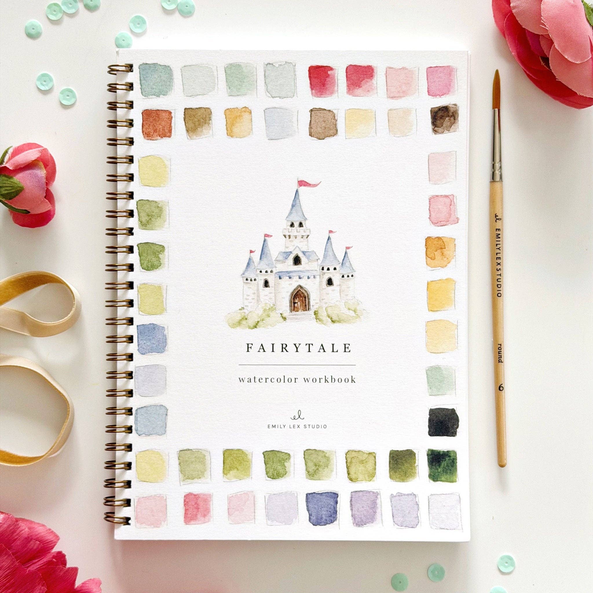 Fairytale watercolor workbook - emily lex studio - 8101397410280 - Sugar River Shoppe - 