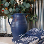 Farmhouse Ridges Tall Vase - Drift White - Rowe Pottery - 86304296 - Sugar River Shoppe - 