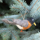 Ornament - Felt Bird - Robin