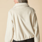 Faux Fur Cocoon Jacket