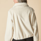 Faux Fur Cocoon Jacket